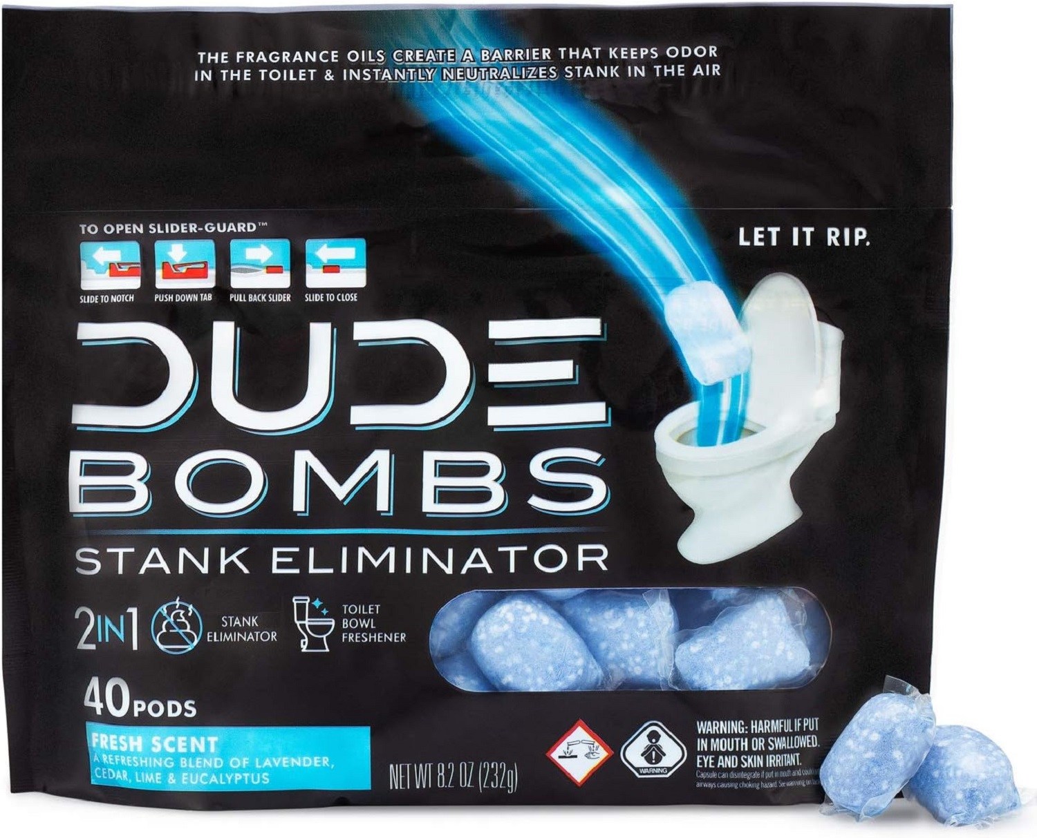 DUDE Bombs Toilet Stank Eliminator
