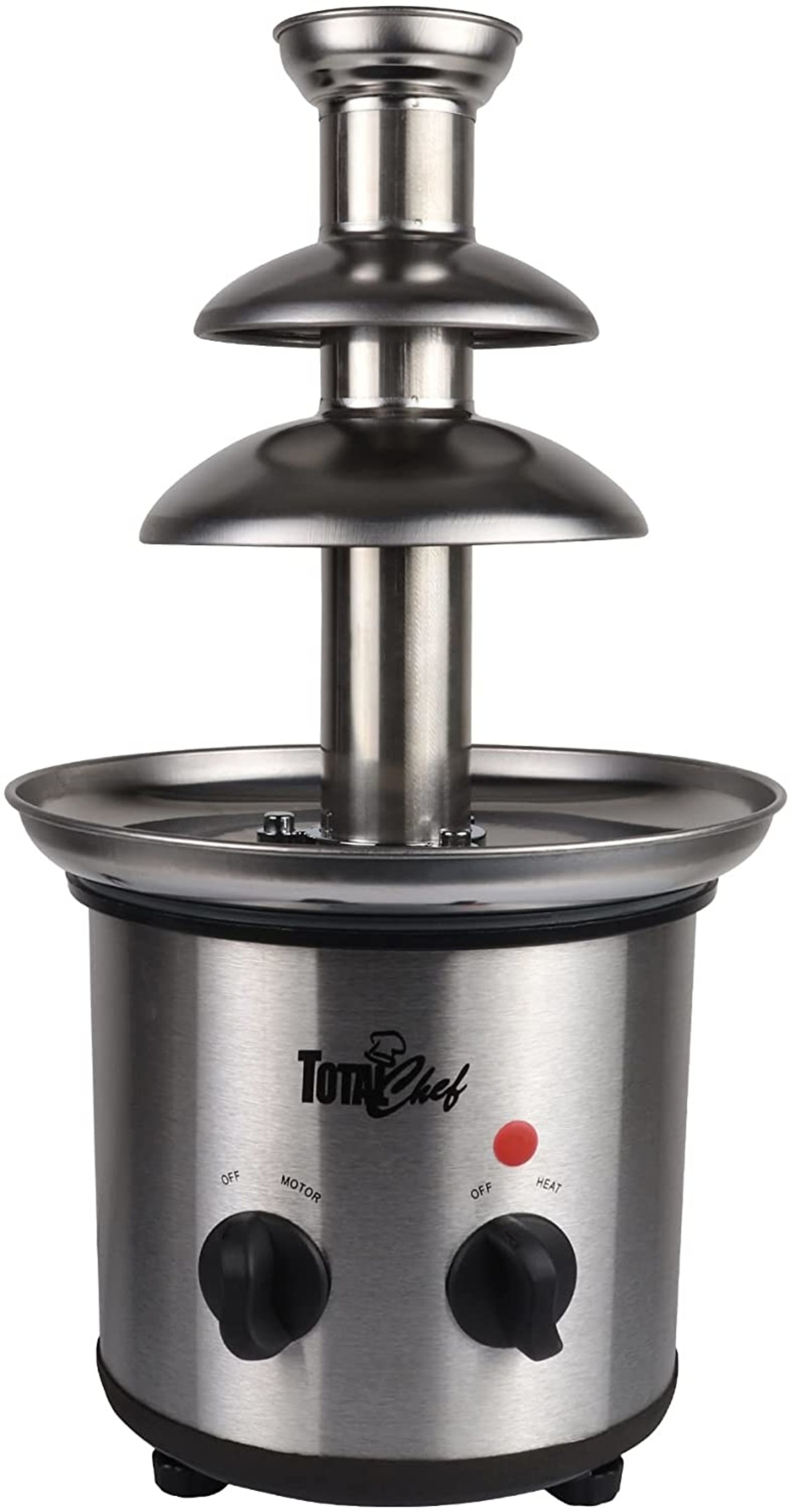 Total Chef 3-Tier Electric Chocolate Fondue Fountain Machine