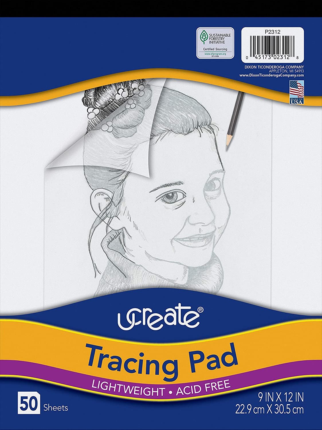 UCreate White, 9" x 12", 50 Sheets