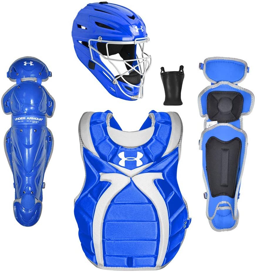 Under Armour Intermediate Pro Series 4 Catcher's Set, Royal