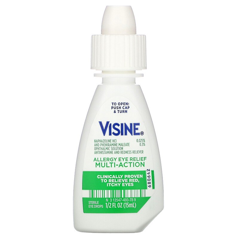 Visine Allergy Eye Relief, Multi-Action Eye Drops