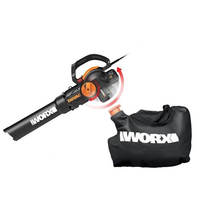 WORX 12 Amp Trivac 3-in-1 Electric Leaf Blower/Mulcher/Yard Vacuum