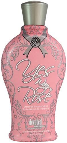 Devoted Creations Yes Way, Rosé Matte Finish Tanning Lotion