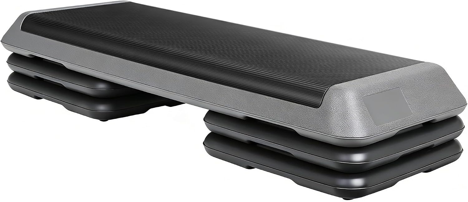 ZENY 43-Inch Exercise Aerobic Step Platform With 4 Risers