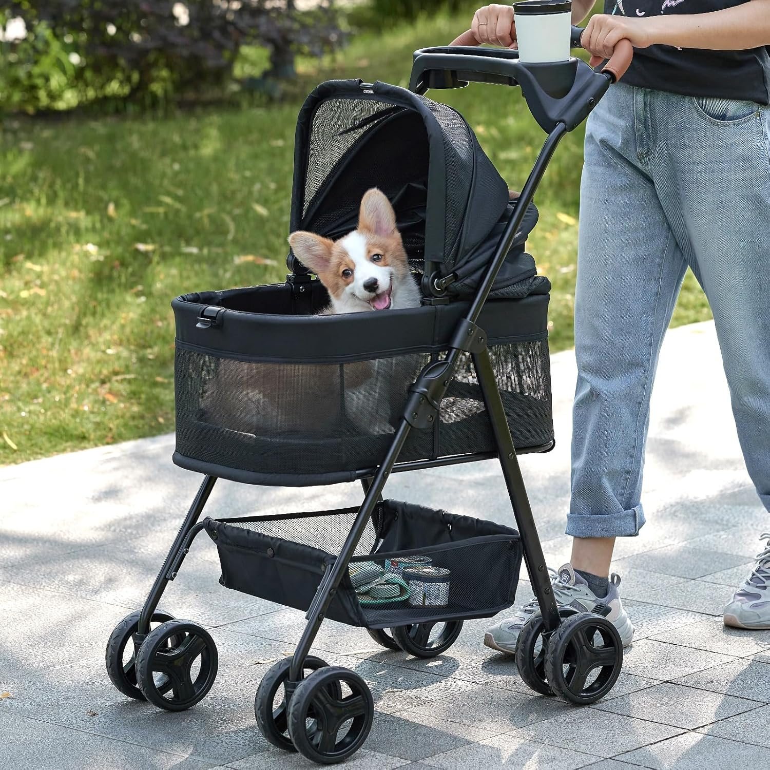 Zoosky Three-In-One Pet Stroller